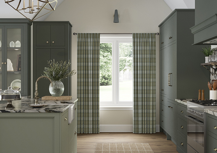 Laura Ashley Alfriston, Sage - Made to Measure Curtains - Image 3